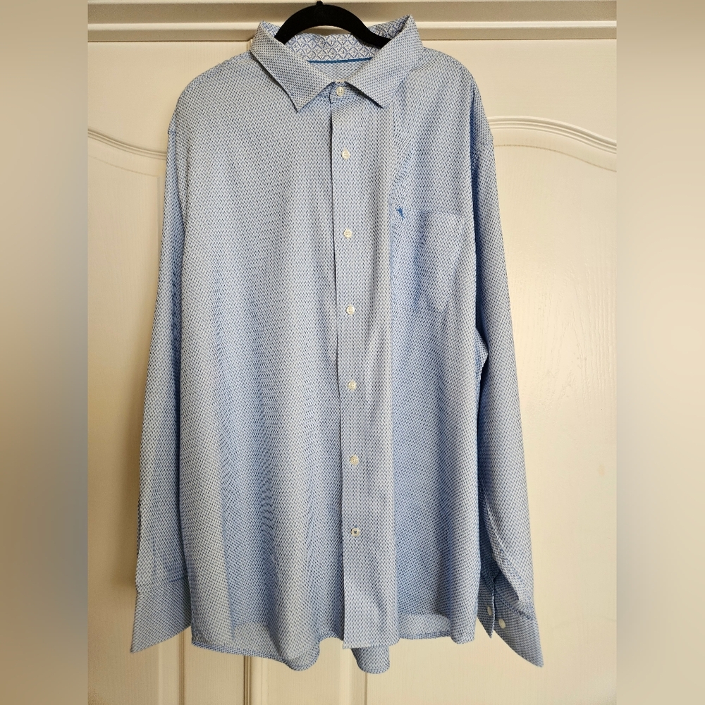 Tommy Bahama Men's IslandZone Shirt NWT 2XLT Vacation Blue - Picture 2 of 7